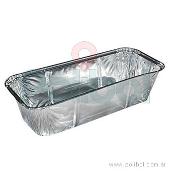 Bandeja aluminio B80 budinera. Paquete x 10 unidades.-