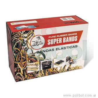 Bandas elásticas de 40 mm.