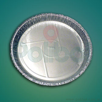 Plato de aluminio P30. Paquete x 10 unidades.-