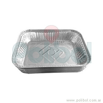 Bandeja aluminio F2100 (B5). Paquete x 10 unidades.-