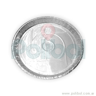 Plato de aluminio P23. Paquete x 10 unidades.-