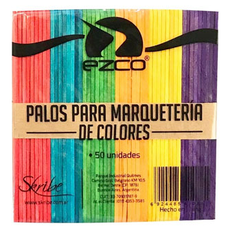 Palitos de Helado de colores