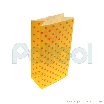 Bolsas de lunares amarillo/naranja FB3