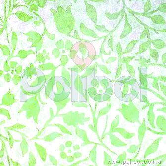 Papel Barrilete Flores Verdes