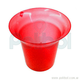 Frapera plástica rojo