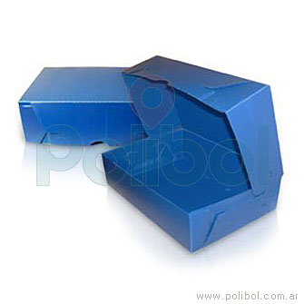 Caja archivo oficio azul