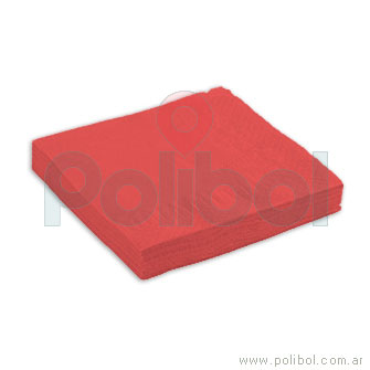 Servilletas Tissue 2 pliegos Rojas