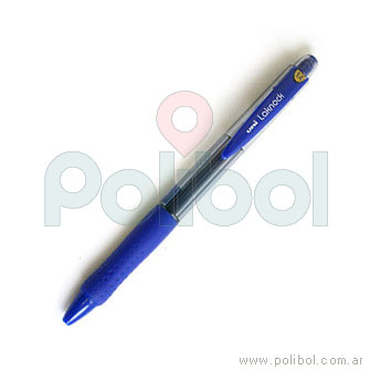 Bolígrafo Retractil Uni SN-100 1.4 mm Azul