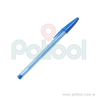 Bolígrafo trazo grueso color azul