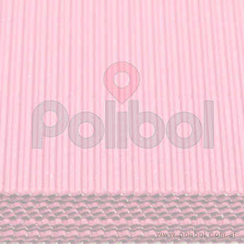 Plancha de Corrugado Rosa