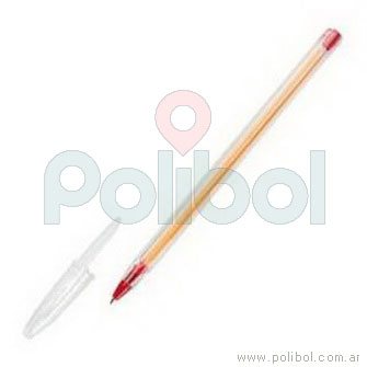 Bolígrafo trazo Fino color rojo