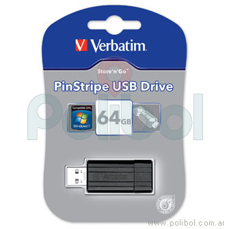 Pendrive Pinstripe 64 GB.