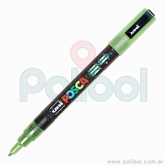 Macador PC-3ML Glitter Verde 6