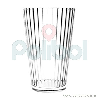 Vaso de vidrio Noa lineas 13