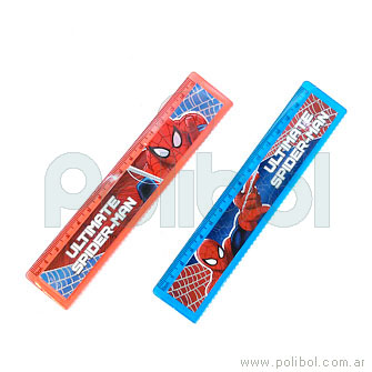 Regla Spiderman 15 cm