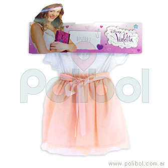 Disfraz Violetta talle 3