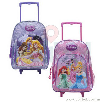 Mochila Princesas carro 16