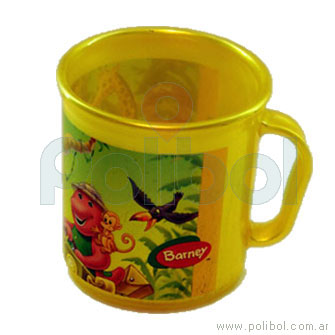 Taza Perlada Barney