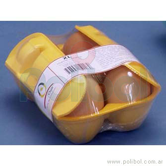 Estuche para huevos naranja/amarillo