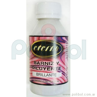 Barniz y diluyente Brillante 125ml.