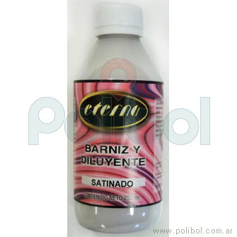 Barniz y diluyente Satinado 250ml.