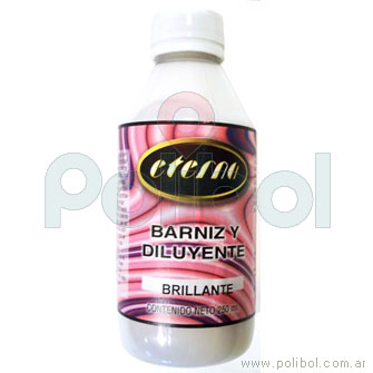 Barniz y diluyente Brillante 250ml.