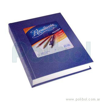 Cuaderno forrado azul