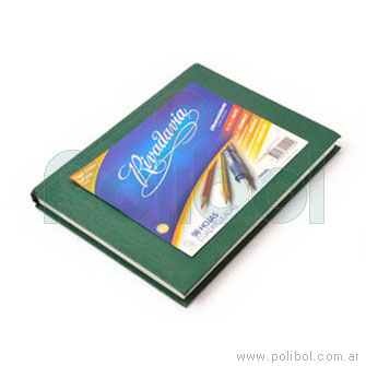 Cuaderno forrado verde