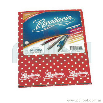 Cuaderno Lunares Rojo