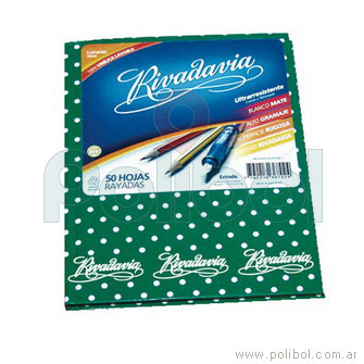 Cuaderno Lunares Verde