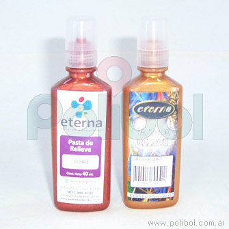 Pasta de relieve 40 ml. Plomo