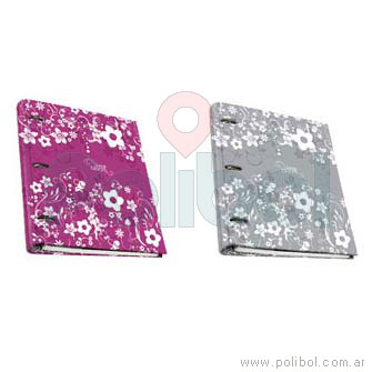 Carpeta A4 con repuesto de 120 hojas Bloom
