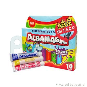 Set de témperas Albamagic x 10