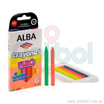 Crayones Fluo x6