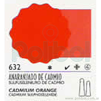 Óleo Naranja de cadmio 632