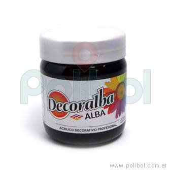 Acrílico Decoralba 480 Negro