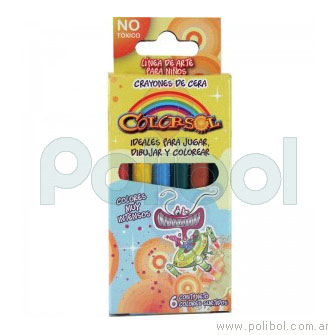 Colorsol crayones x6u.