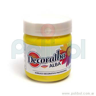 Acrílico Decoralba 474 Amarillo Mediano