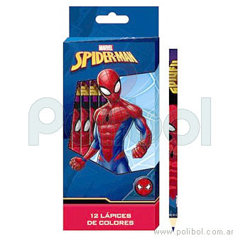 Lápices de colores Spiderman