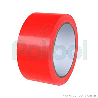 Cinta Duct Tape color ROJO 48 mm.