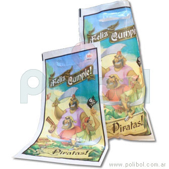 Bolsas plásticas de cotillón Los piratas-Disney