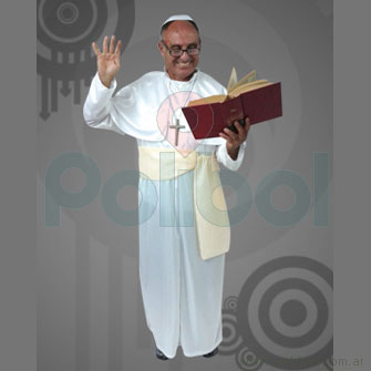 Disfraz para adultos de Papa Talle 2