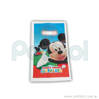 Bolsas plásticas de cotillón Mickey