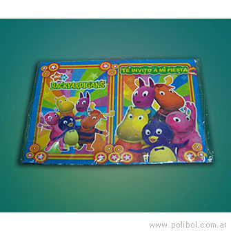 Bolsas plásticas de cotillón Backyardigans