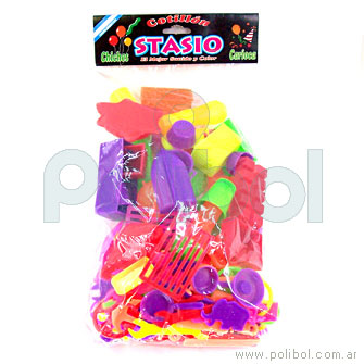 Juguetitos variados de colores.