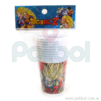 Vasos plásticos Dragon Ball Z x10