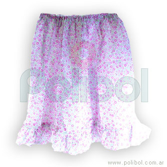 Disfraz de paisana, pollera Talle 4