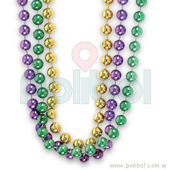 Collares de perlas para cotillón x12