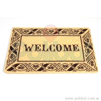 Felpudo PVC Welcome
