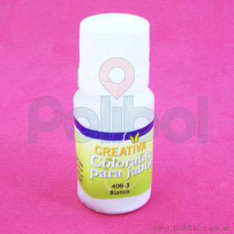 Colorante para jabón blanco 15 cc.